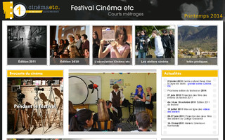 festivalcinemaetc.com website preview