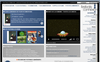 festivals-connexion.com website preview