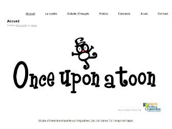 onceuponatoon.fr website preview