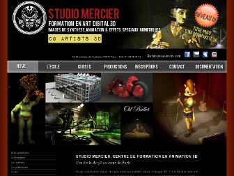 studiomercier.com website preview