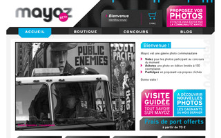 mayoz.fr website preview