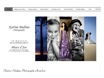 karinemedina.com website preview