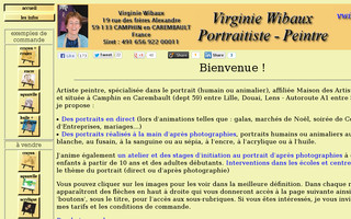 virginiewibaux.com website preview