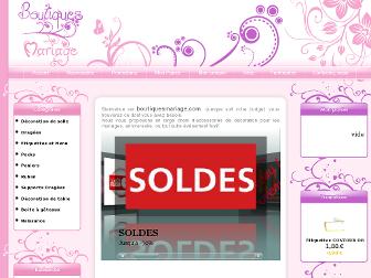 boutiquesmariage.com website preview