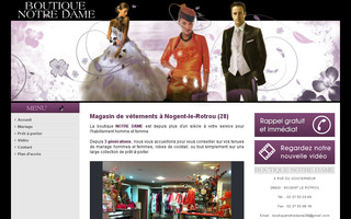 boutiquenotredame28.com website preview