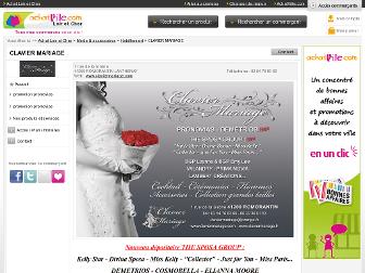 claviermariage.com website preview