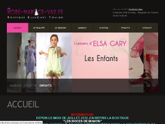 robe-mariage-var.fr website preview