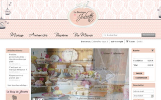 laboutiquedejuliette.com website preview