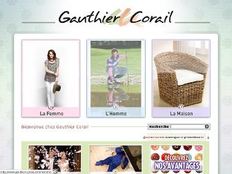 gauthier-corail.com website preview