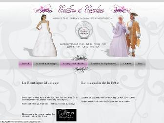 cotillons-crinolines.com website preview