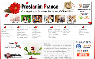 prestanim.fr website preview