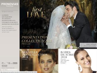 pronovias.fr website preview