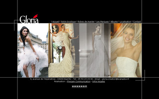 gloria-mariage.com website preview
