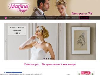 martine-mariage.com website preview