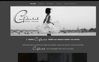 confidentiel-creation.fr website preview
