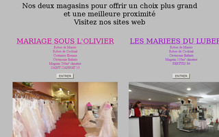 mariagesouslolivier.com website preview