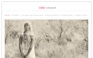 odile-leonard.fr website preview