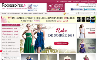 robessoiree.fr website preview