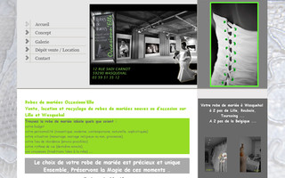 occasionnelle-mariage.com website preview