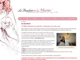 leboudoirdelamariee.fr website preview