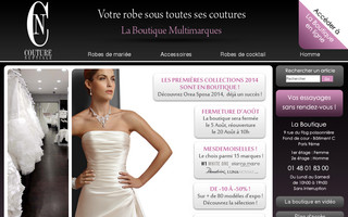 couturenuptiale.com website preview