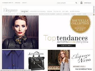 elegance.be website preview