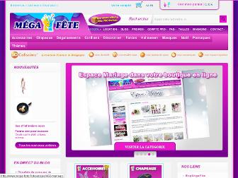 mega-fete.fr website preview