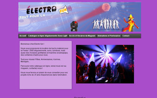 electro-fun.com website preview