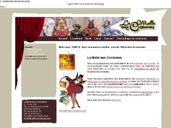 malle-costumes.com website preview