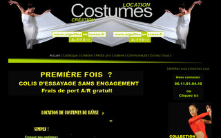 locationcostumesdedanse.com website preview