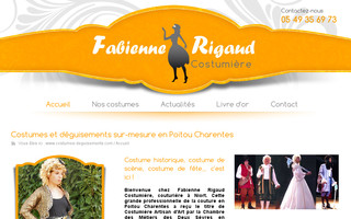 costumes-deguisements.com website preview