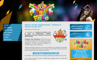 planete-fete.com website preview