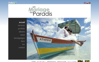 unmariageauparadis.com website preview