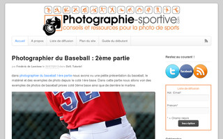 photographie-sportive.com website preview