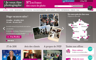 jeveuxetrephotographe.com website preview