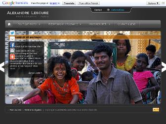 alexandrelescure.com website preview