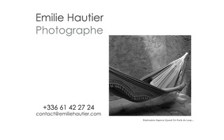 emiliehautier.com website preview