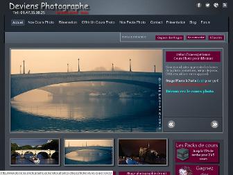 deviens-photographe.com website preview