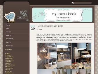 myblackbookparis.com website preview