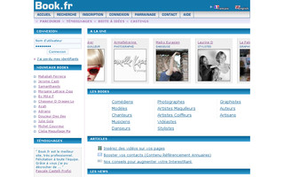 book.fr website preview