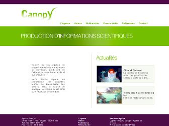 canopy-agence.com website preview