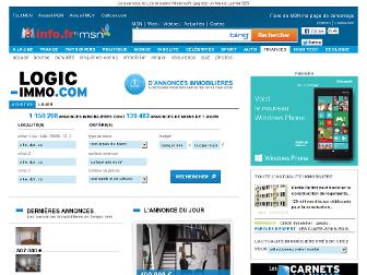 msn.logic-immo.com website preview