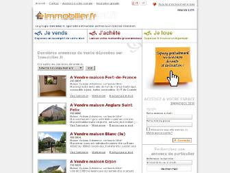 immobilier.fr website preview