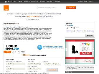 immobilier.orange.fr website preview
