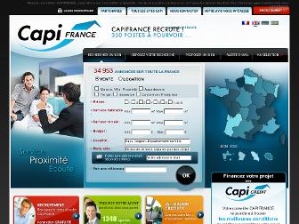 capifrance.fr website preview