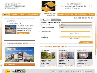 cogefim-immobilier.fr website preview