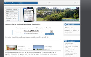 ain.immobilier-agence.net website preview