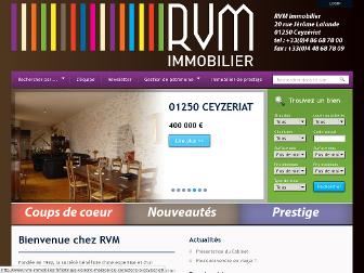 rvm-immobilier.fr website preview