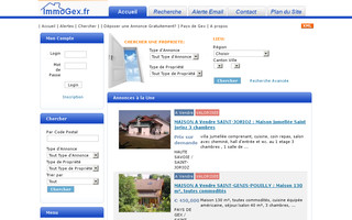immogex.fr website preview