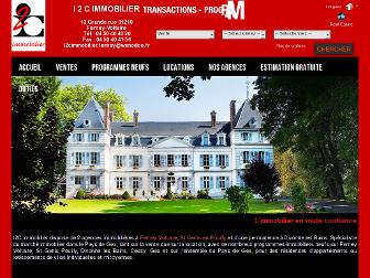 i2cimmobilier.com website preview